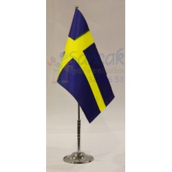 İsveç Ülke Masa Bayrağı