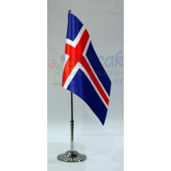 İzlanda Ülke Masa Bayrağı