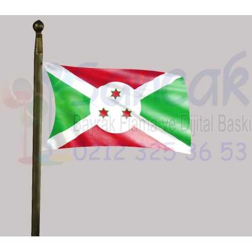 Burundi Ülke Bayrağı