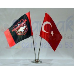 İkili Masa Bayrağı - Gaziantepspor