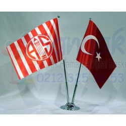İkili Masa Bayrağı - Antalyaspor