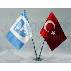 İkili Masa Bayrağı - Ankaraspor